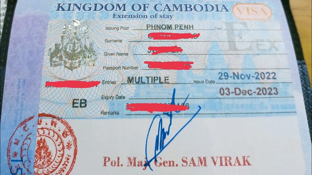 Visa for Cambodia